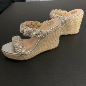 LOB Footwear Glitter Wedges